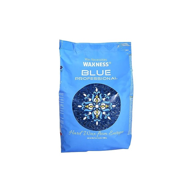 Wax^ness Blue ~ Professional Hard Wax Beads 2.2 LB /
