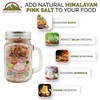 Himalayan Chef Himalayan Pink Salt, Coarse Salt, Mason Jar-3.5 Ounces