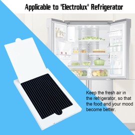 4 PCS Carbon-Activated Refrigerator Air Filter Replacements, Compatible with EAFCBF, Frigidaire PAULTRA Pure Air Ultra, SCPUREAIR2PK