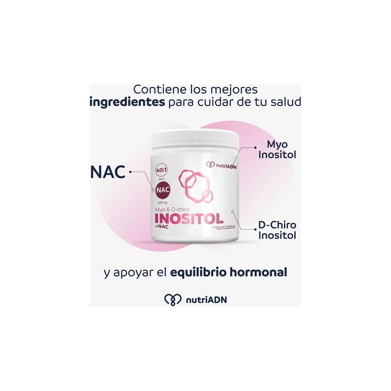 Suplemento Para Mujeres Myo Inositol D-chiro Inositol 40