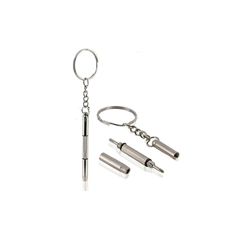 Foopp Keychain Durable in Use Durable Service Screwdriver Eyeglass Sunglasses