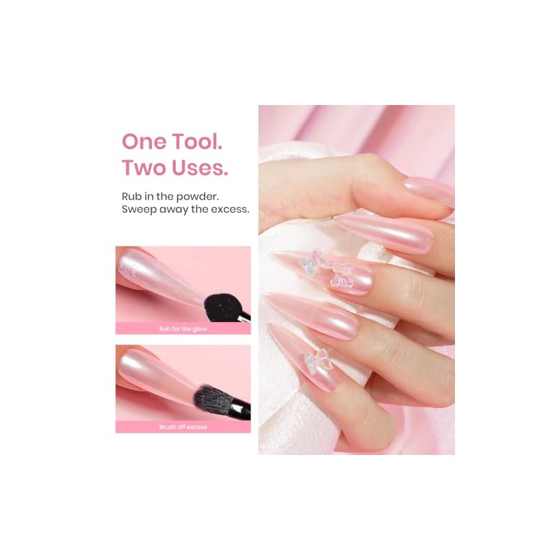 Beetles Gel Polish Polvo Cromo para Uñas