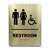 G101G All Gender Restroom Accessible ID Sign ADA Compliant 36