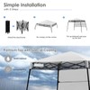 Tangkula 7 x 7 Ft Pop-up Canopy Tent, Outdoor Slant