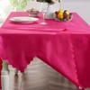 Entisn 4 Pack Hot Pink Satin Tablecloth 54 x 54
