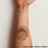 'Bread in Brick Oven' Temporary Tattoo - Water Resistant, Skin-Safe,