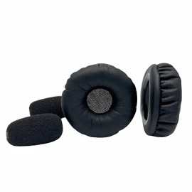 Sumugaric B250-XT/B250-XTS Replacement Ear Pads - Protein Leather - Compatible with VXI BlueParrott B250-XTS, B250-XT, Telex Airman750, Airman760 - Black