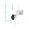 4MP solar low power consumption wifi surveillance camera with two-way