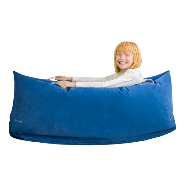 Harkla Hug Sensory Chair 48" - Inflatable Sensory Pod for Kids- Sensory Toys for Autistic Children- Therapeutic Compression ADHD Toys | Kids 2 to 6 | Pea Pod and Air Pump