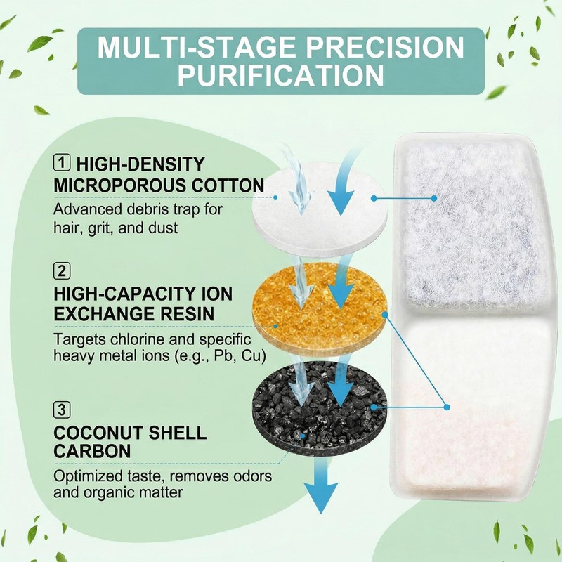 WB-YS01 8 Pack Replacement Filters + 8 Pack Pump Filter