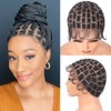 Suntefic Braided Wig Cap With Baby Hair Crochet Wig Cap