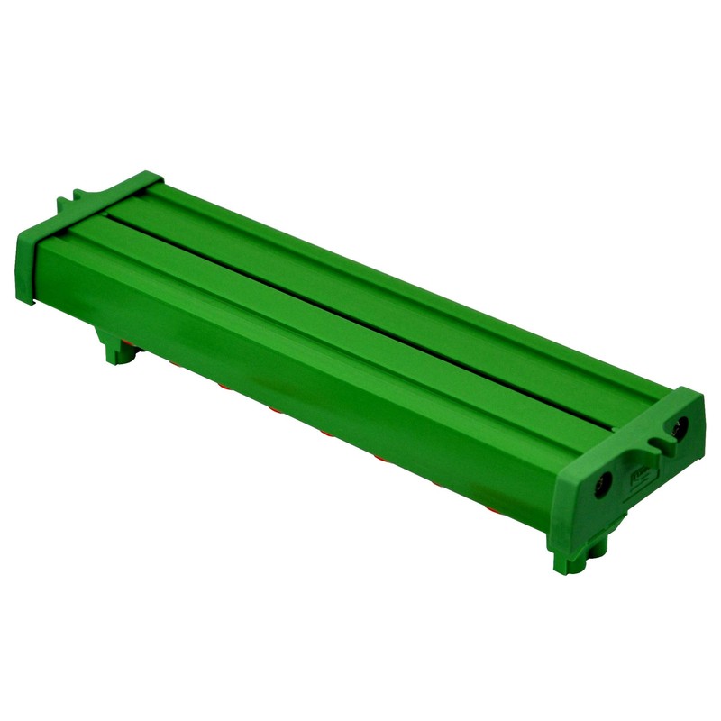 Screw Mount 2 x 8 Position Banana Jack Distribution Module,