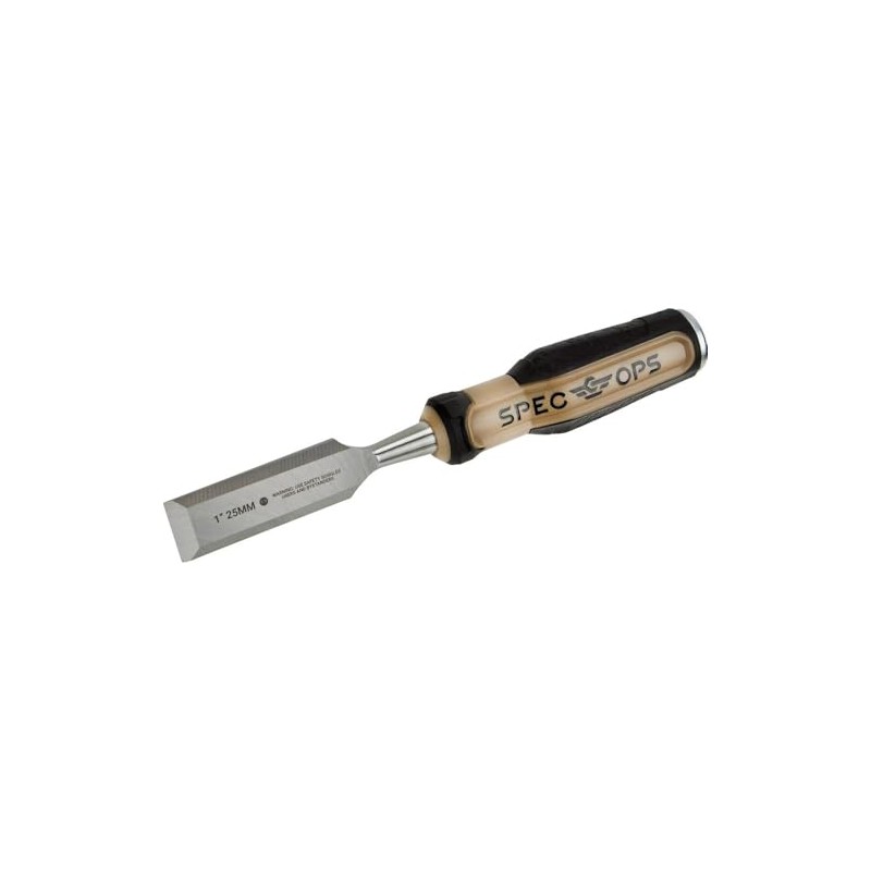 Spec Ops Tools Cincel de madera, hoja de 1 pulgada,