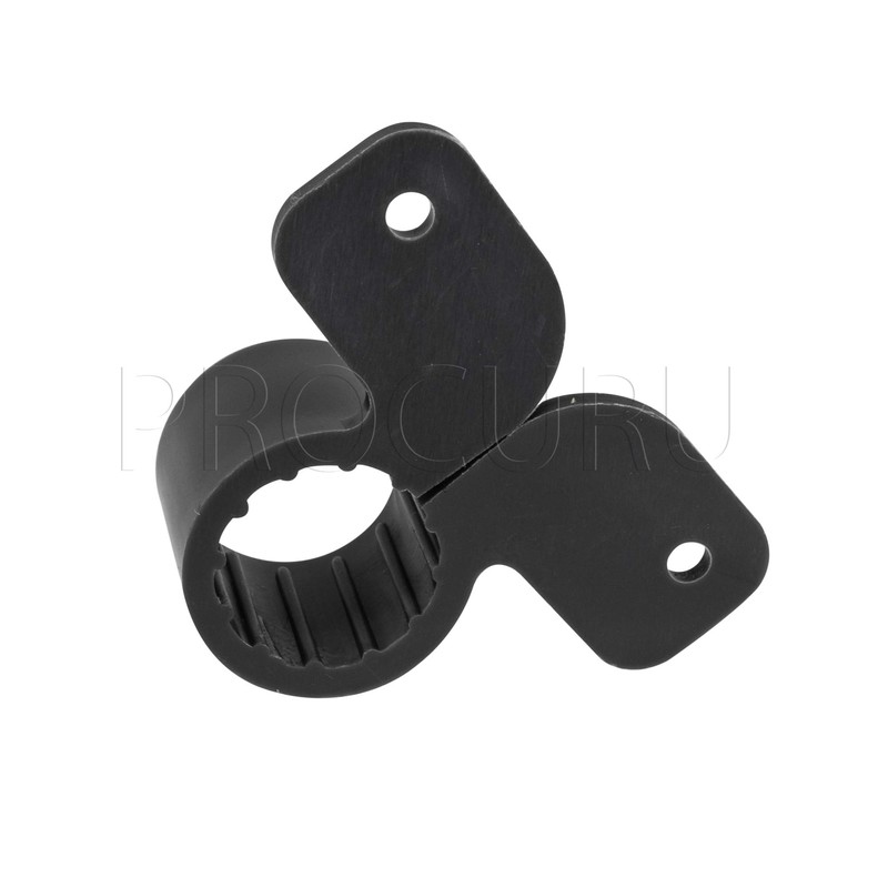 [100-Pack] PROCURU 3/4-Inch Plastic Suspension Hy-Ear Pipe Clamp, Mickey Mouse