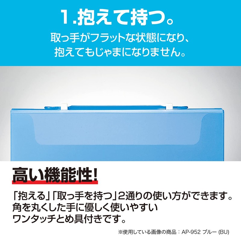 セキセイ ドキュメントファイル プレイング 2ウェイケース A4 ブラック AP-952