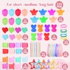 Needbrock 240Pcs Toddler Hair Clips Accessories For Girls Small Barrettes