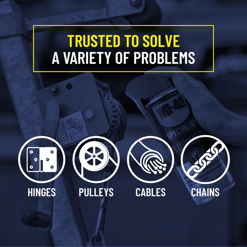 WD-40 Specialist White Lithium Grease Spray with SMART STRAW SPRAYS