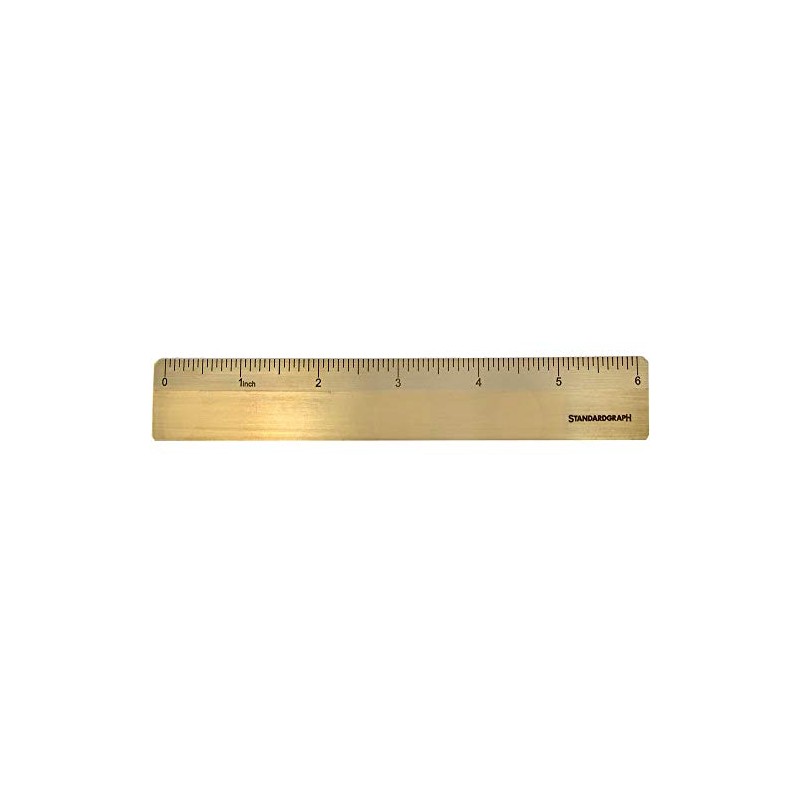 DUX Brass Ruler, cm Scale (Brass)