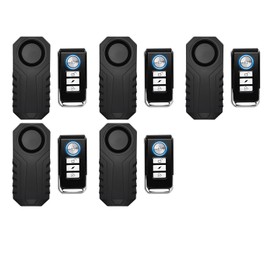 NineLeaf Vehicle Anti-Theft Alarm,Bike Motion Alarm,Bike Motion Sensor Alarm,IP65 Waterproof,7 Levels of Sensitivity,113db Super Loud,Suitable for Bicycles, Motorcycles, Electric Bikes, 5PK