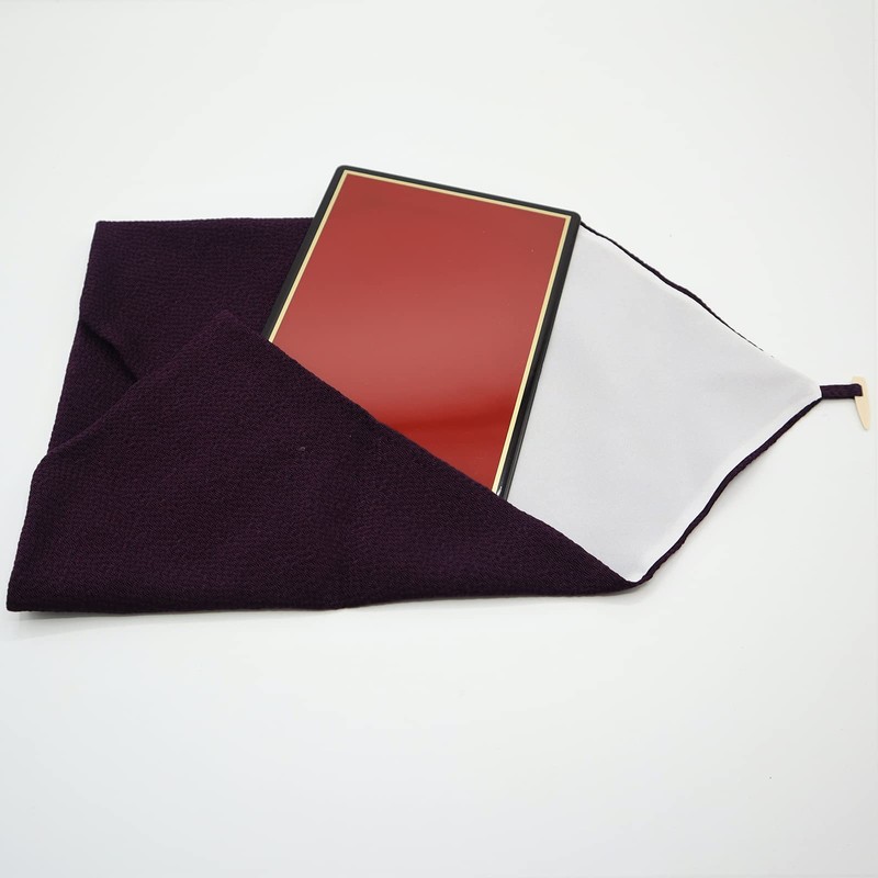 Maruzen Fukusa, Tango Crepe, Base Included, Made in Japan, Purple,