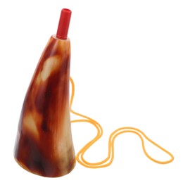 KONTONTY Viking Horn Bull Horn Medieval Trumpet Instrument for Festivals and Decor