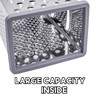 Box Grater Cheese Grater with Handle 4 Sided Stainless Steel