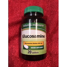 Nature's Measure Glucosamine Joint Soothing Therapy 20 Count New Sealed Bottle