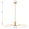 MEXO Modern Glass Chandeliers, Sputnik Chandelier Gold Pendant Lighting Fixture