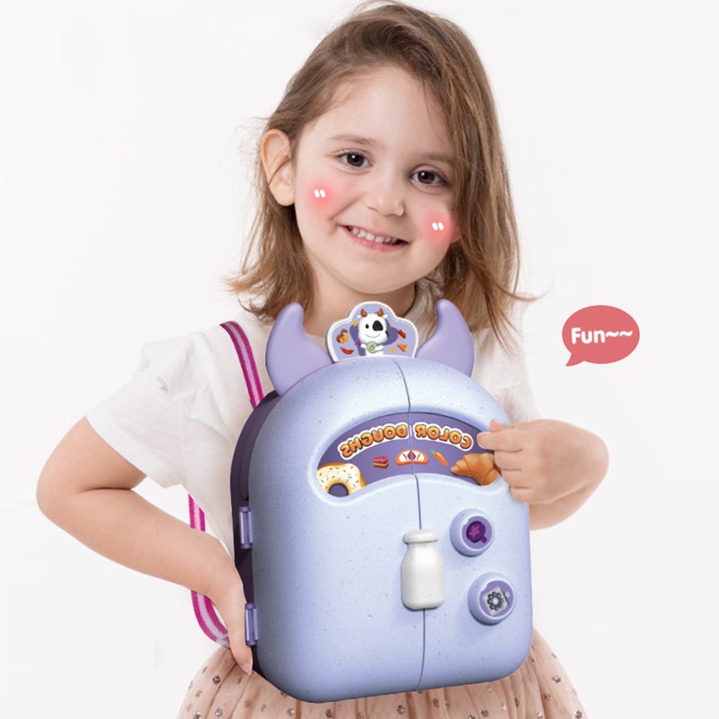 Backpack Style Modeling Clay Kit for Kids Air Dry Clay