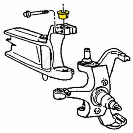 Moog Alignment Caster / Camber Bushing Front K80108 for Dodge Ford