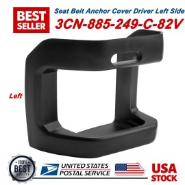Turpa auto For VW Atlas 2018-2025 2.0L 3.6L Seat Belt Anchor Cover Driver Left Side Black