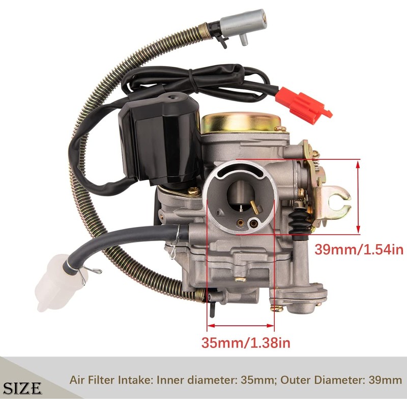 mycheng 50cc Carburetor 4 Stroke GY6 High Performance 139QMB Carburetor