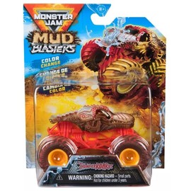 Monster Jam Mud Blasters Color Change Series 1 ThunderRoarus, Die-Cast Monster Truck