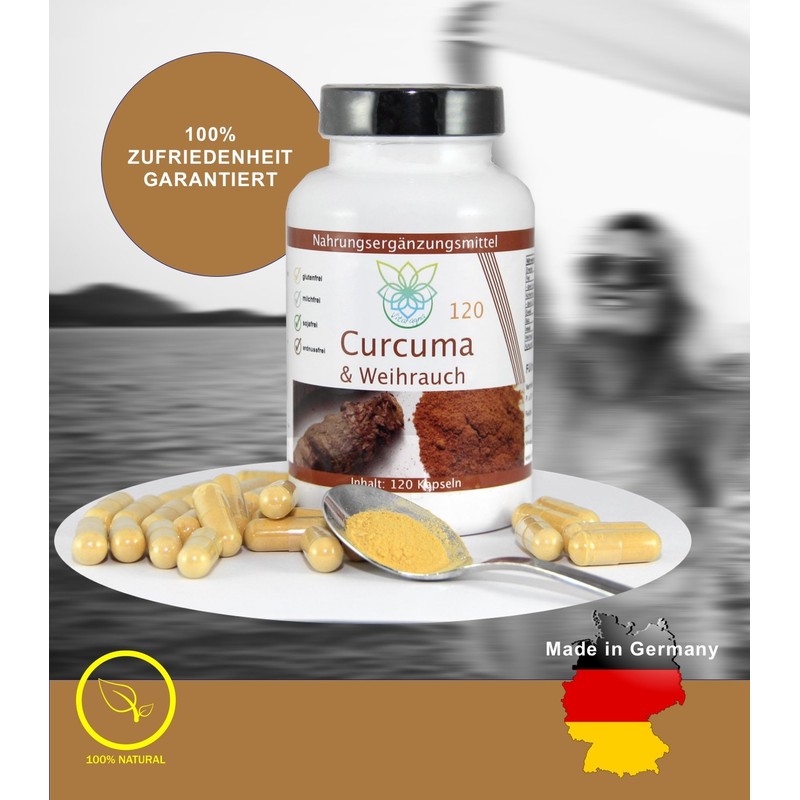 Vita Ragna Turmeric and Frankincense 120 caps Quality Product with Turmeric