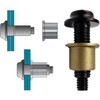 MBT-DT12-55NP, Huck, Bobtail Lockbolts, 12.00mm Dia, 50-60mm GR, RND Flanged