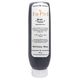 Tu Piel Dra. Lietza | Beñe Yasse | Mascarilla negra con arcilla negra, verde, carbón activado y aceite esencial de tea tree