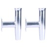 Amarine Made 2Pcs Wall Mounted Aluminum Tournament Style Single Rod