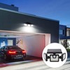 Outdoor Motion Sensor Light Solar Powered 3 Adjustable Heads IP65