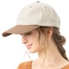 Loo&c Women's Hat Cap, Large Sizes, Deep, Bi-Color Cap, Cotton,