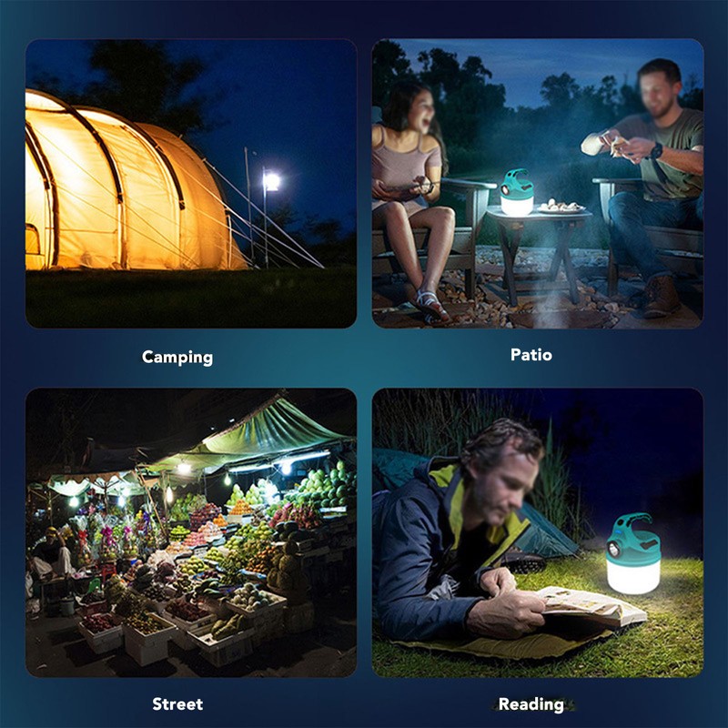 Camping Light USB Charging LED Flashlight Bluetooth Speaker Lantern Tent