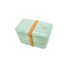 Expanded Double Bento Box by Takenaka (Green Peppermint)