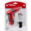HYPER Tough Rechargeable Electric Cordless 4.8V Screwdriver w Bit Set And AC Battery Charger
