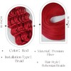 Red Braiding Hair Pre stretched for Bob Boho Braids Pre