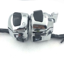 SMT-Chrome LEFT+RIGHT Switch Compatible With Suzuki GSX-R600/GSX-R750/GSX-R1000/TL1000/Hayabusa GSX1300R US Model [B017QP77B6]