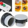 Heyous 10PCS 22mm Grey Plastic Push Button Switch Hole Panel