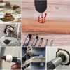 6-Piece Left Extractor Set, M3-M25, Screw Extractor Set, Professional Extractor