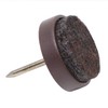 Felt Glider - Felt Pad with Pin/Nail - Brown or