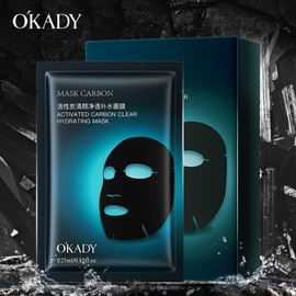 [Overseas] 3D Sheet Mask Opei Activated Carbon Cleansing and Moisturizing Mask 25G * 10 Sheets Moisturizing and Brightening Free Size / Opia Activated Carbon Clear Face Moisturizing Pack 25G * 10 Tablets 10ea