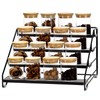 QWORK® 4-Tier Spice Rack Organizer, Adjustable Spice Organiser, for Kitchen