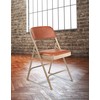 NPS 1200 Series Premium Vinyl Upholstered Double Hinge Folding Chair